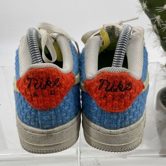 Nike Air Force Kid's 1 Low LV8 Next Nature GS Hemp Sneaker Colorful‎  Size 5 Y - Picture 5 of 11